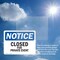 Signmission Closed For Private Event OSHA Notice Sign, Plastic, 10in W x 7in L, 2PK OS-2PACK-NS-P-710-L-10675 - alternate 4